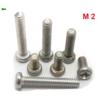 M2 ALUMINIOWE ŚRUBY DIN 7985